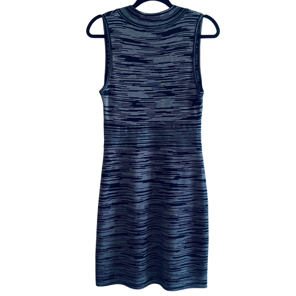 Missoni 90’s Knit Fitted Dress Knee Length Sleeveless V-Neck Vintage Women’s 44 - Picture 9 of 15
